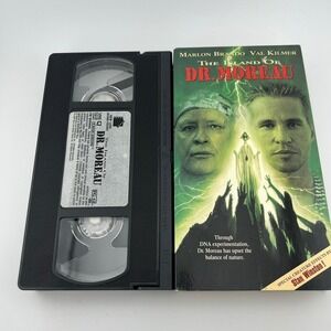 The Island of Dr. Moreau VHS 1996 Marlon Brando Val Kilmer